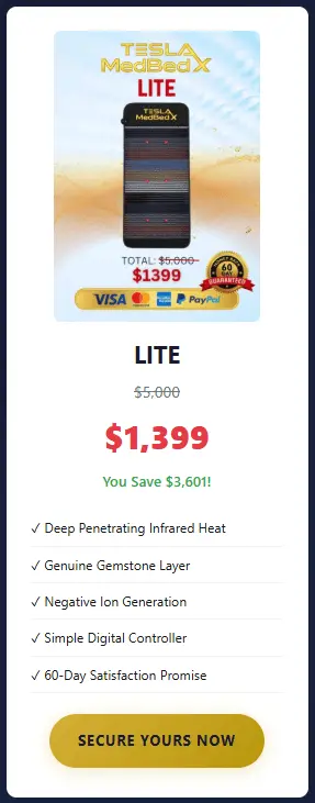 tesla medbed x lite price