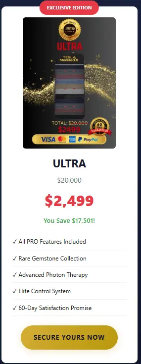 tesla medbed x ultra price